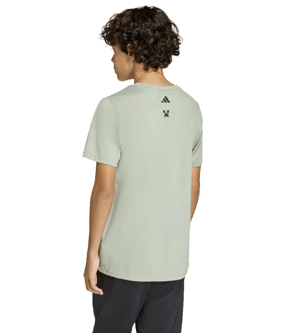 adidas Performance T-shirt - J Minecraft TR - SILGRN