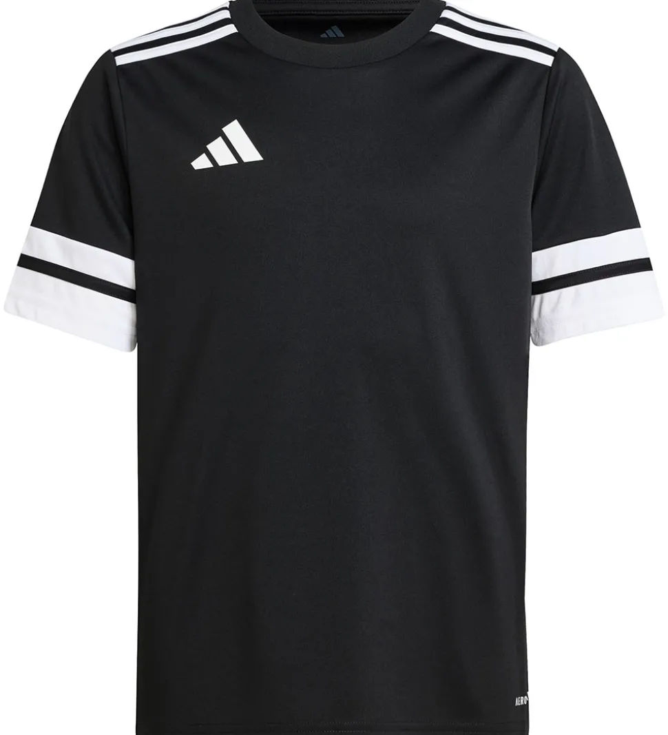 adidas Performance T-shirt - SQUA25 JSY Y - Sort/Hvid