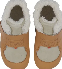 Affenzahn Hjemmesko m. For - Noos - Leather - Growy Cat - Brown