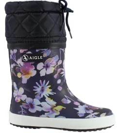 Aigle Termostøvler - Giboulee - Dark Flower