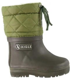 Aigle Termostøvler - Woody Warm - Kaki