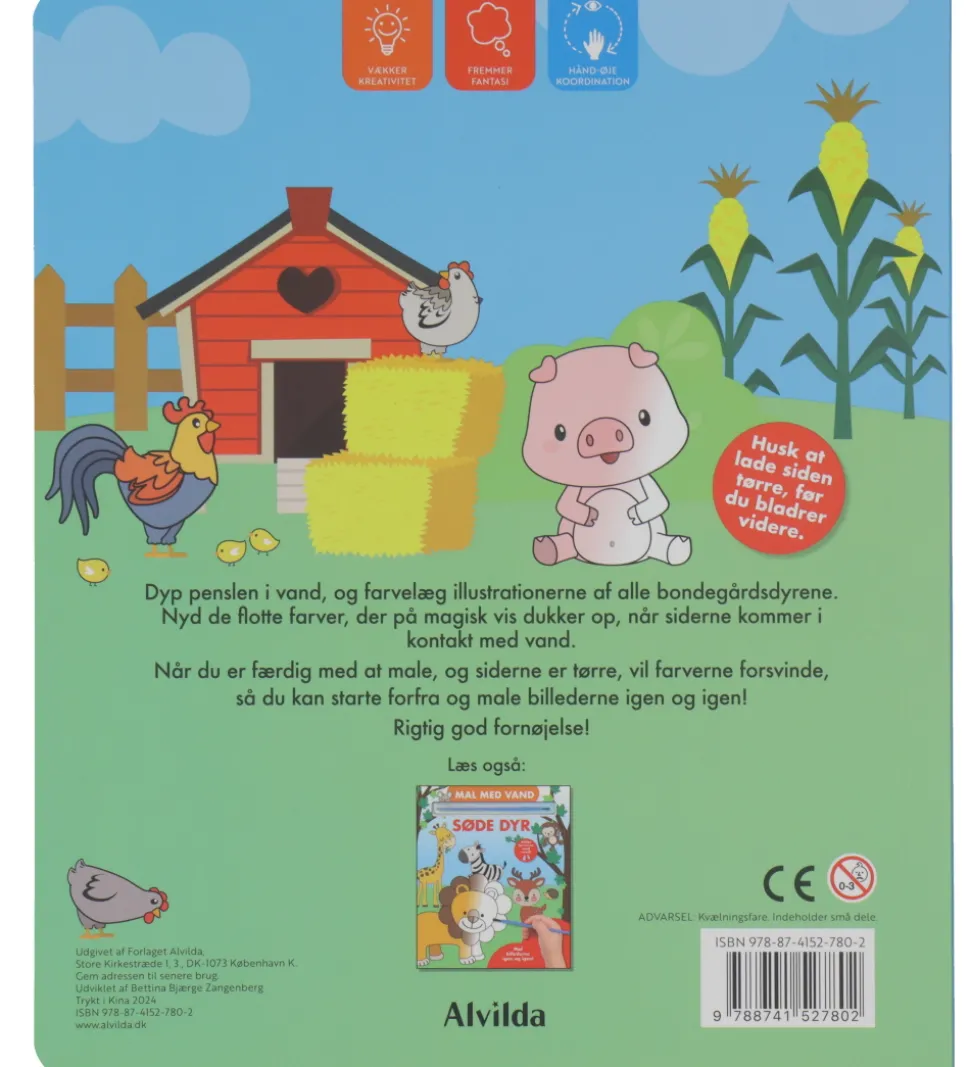 Alvilda Malebog - Mal med Vand - Bondegården