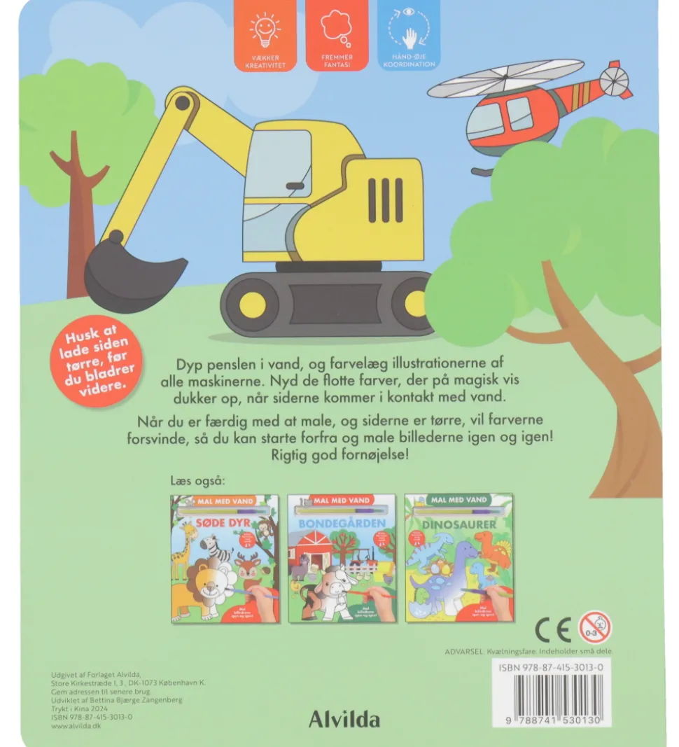 Alvilda Malebog - Mal Med Vand - Maskiner
