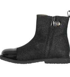 Angulus Støvler - Chelsea - Sort/Glitter