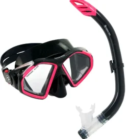 Aqua Lung Snorkelsæt - Adult - Combo Hawkeye/Pike - Sort/Pink