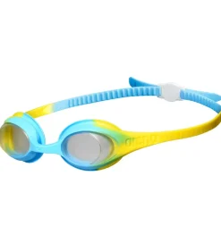 Arena Svømmebriller - Spider Kids - Clear Yellow/Lightblue