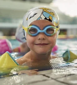 Arena Svømmebriller - Spider Kids - Clear Yellow/Lightblue