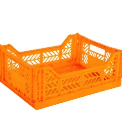 Aykasa Foldekasse - 40x30x15 cm - Midi - Neon Orange