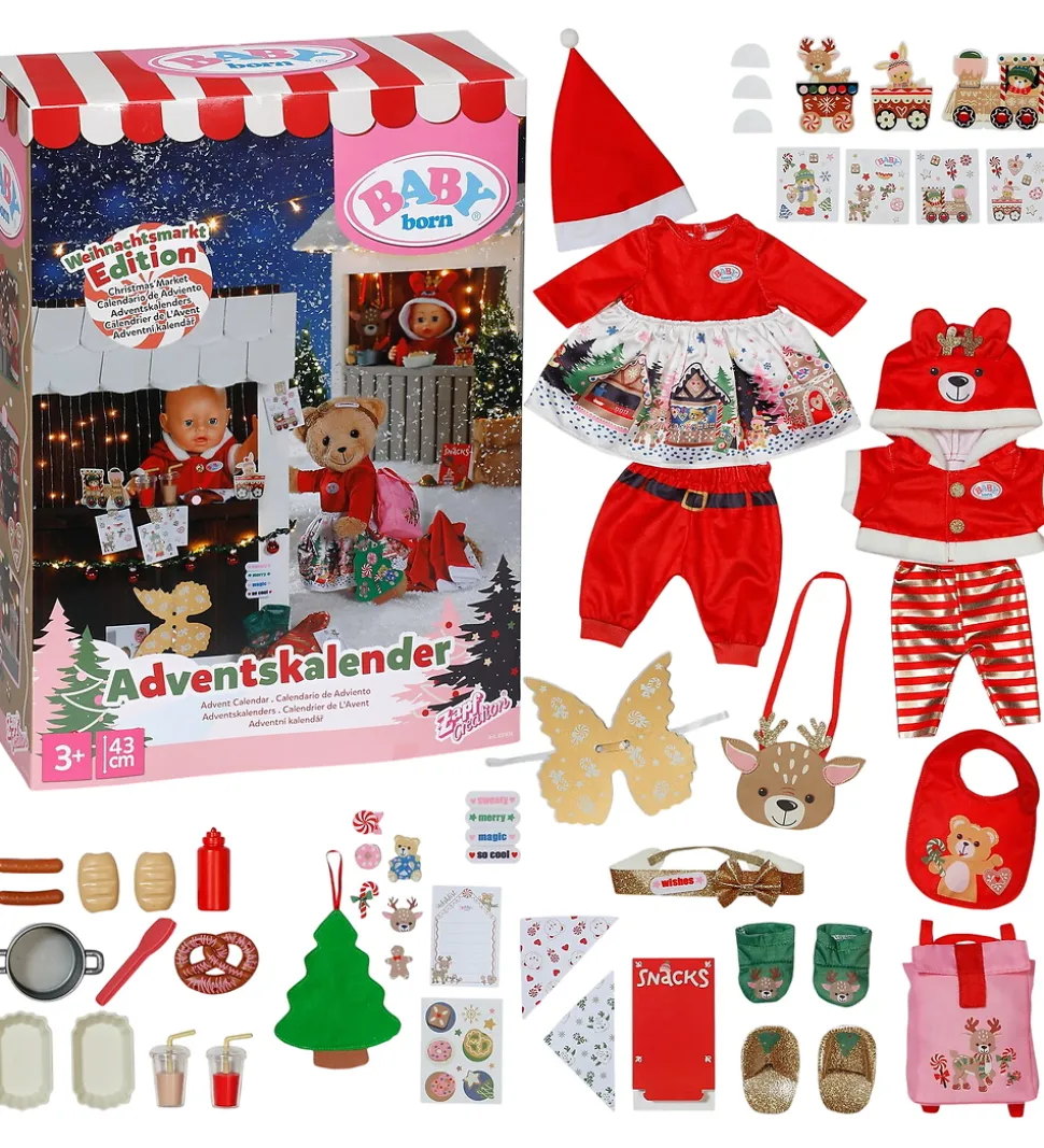 BABY Born Julekalender - 43 cm - 24 Låger