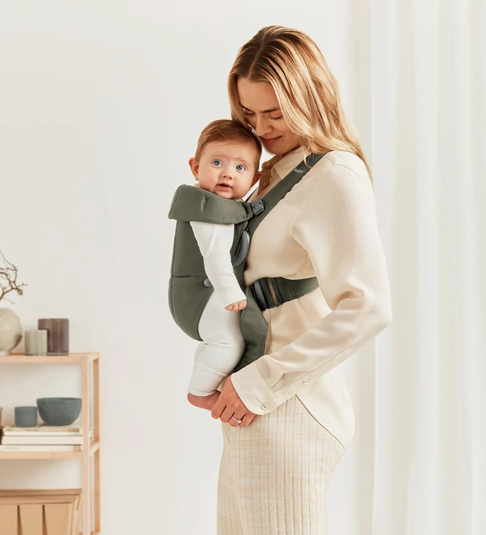 BabyBjörn Bæresele - Mini - Vævet - Mørkegrøn