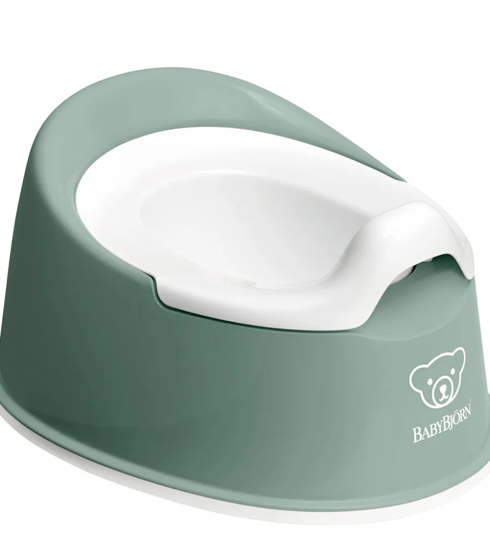 BabyBjörn Potte - Grågrøn/Hvid