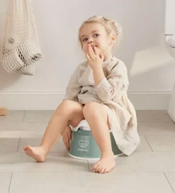 BabyBjörn Potte - Grågrøn/Hvid