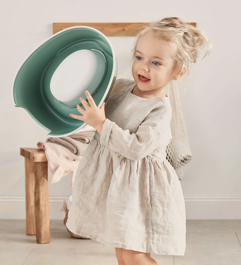 BabyBjörn Potte - Grågrøn/Hvid