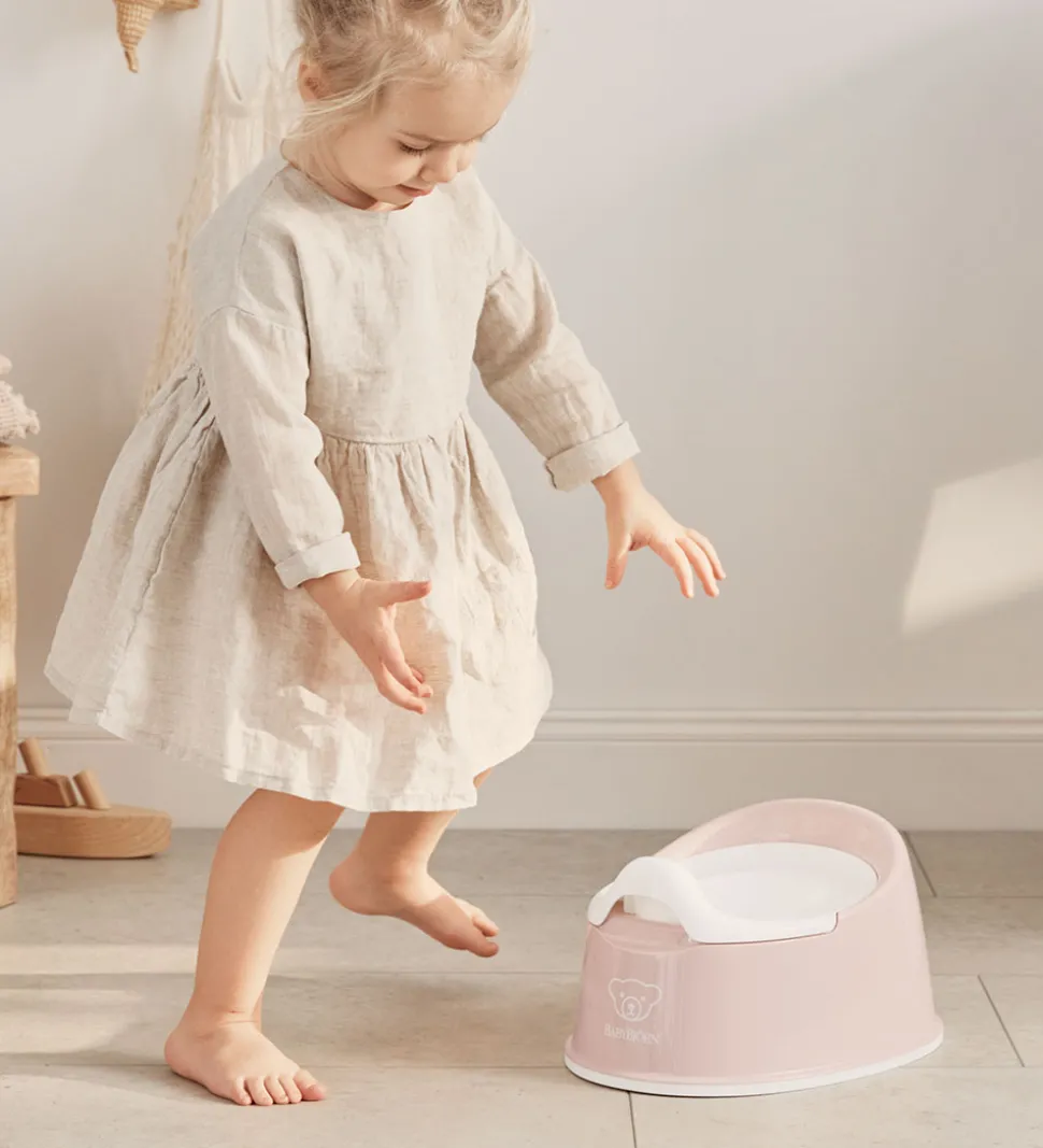 BabyBjörn Potte - Lyserød/Hvid