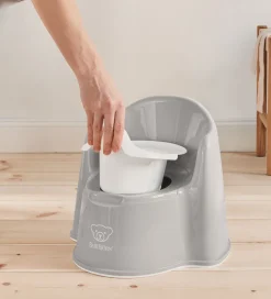 BabyBjörn Pottestol - Grå/Hvid