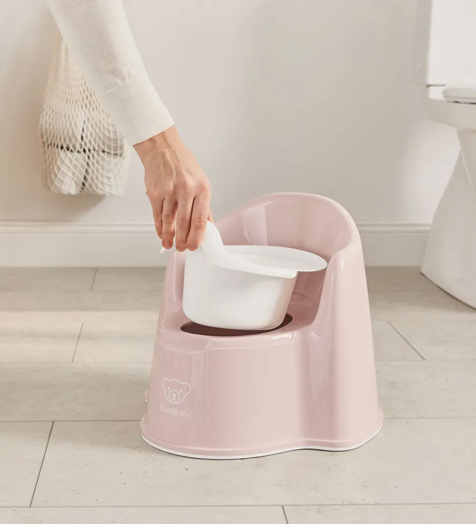 BabyBjörn Pottestol - Lyserød/Hvid