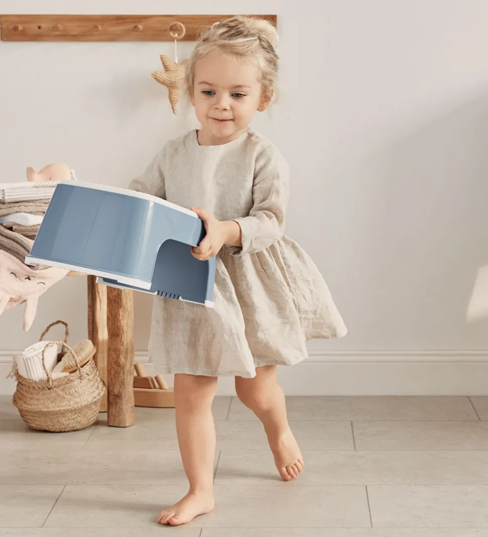 BabyBjörn Skammel - Gråblå/Hvid