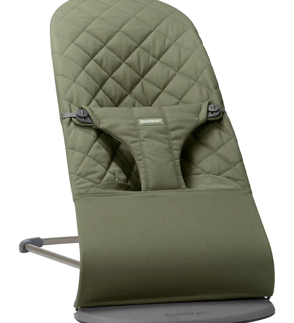 BabyBjörn Skråstol - Bliss - Classic Quiltet - Mørkegrøn