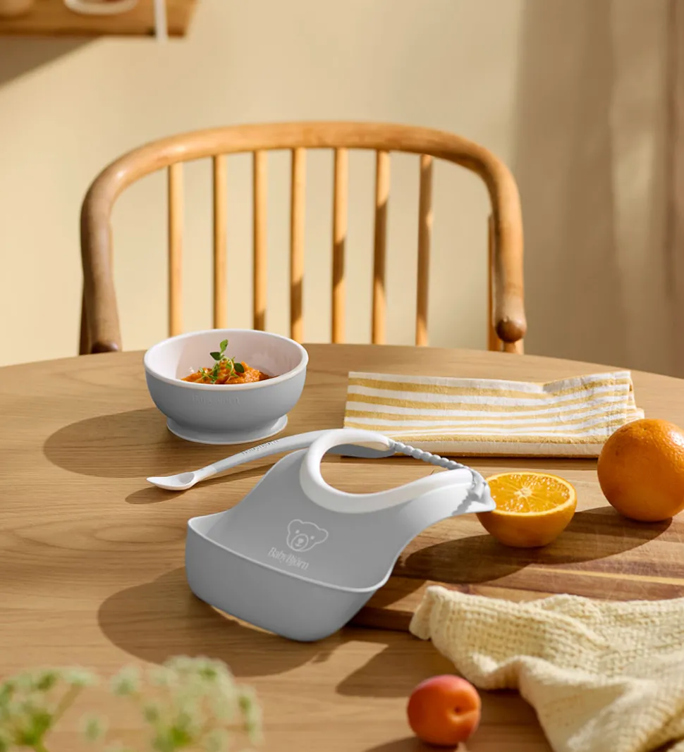 BabyBjörn Spisesæt - 3 Dele - Grå