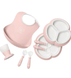 BabyBjörn Spisesæt - 8 Dele - Lyserød