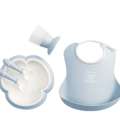 BabyBjörn Spisesæt - 5 Dele - Pastelblå