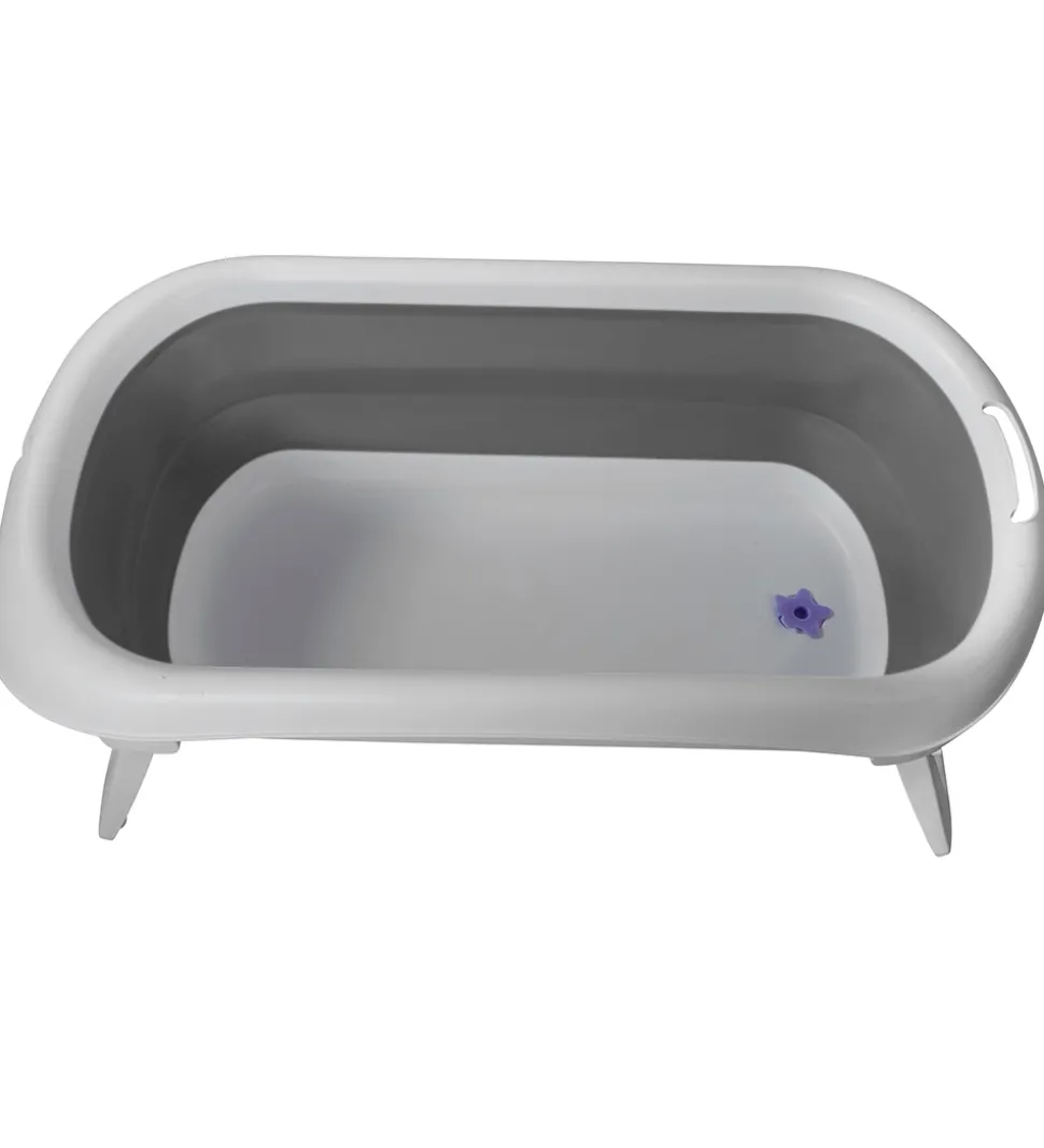 BabyDan Badekar - 30L - Foldbar - Grå