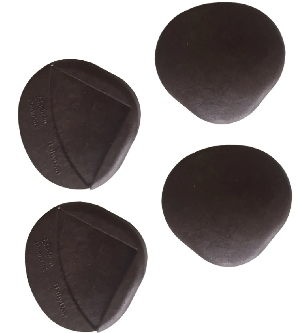 BabyDan Børnesikring - Hjørnebeskytter - 4 stk. - Brun