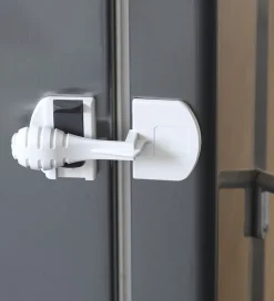 BabyDan Børnesikring - Køleskabslåse - 2-pak - Hvid