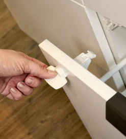 BabyDan Børnesikring - Magnetlås - Hvid