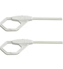 BabyDan Børnesikring - Skydelås - 2 stk. - Hvid