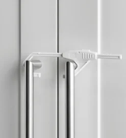 BabyDan Børnesikring - Skydelås - 2 stk. - Hvid