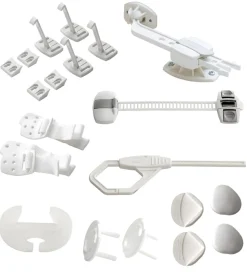 BabyDan Børnesikring - Supreme - 16 dele - Hvid