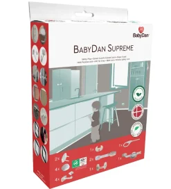 BabyDan Børnesikring - Supreme - 16 dele - Hvid