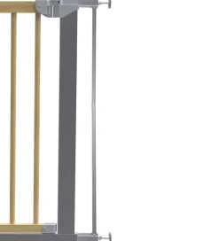 BabyDan Forlænger - Extend-A-Gate - 73x7 cm - Sølv