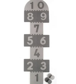 BabyDan Hinkeskumgulv - Jump & Play - Assorteret - Grå