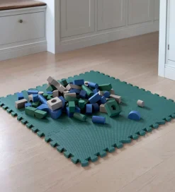BabyDan Legegulv - 90x90 cm - Blå