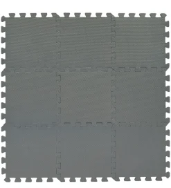 BabyDan Legegulv - 90x90 cm - Grå