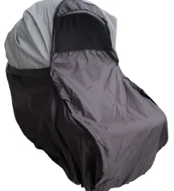 BabyDan Regnslag Til Barnevogn - 100 cm - Sort m. Refleks