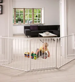 BabyDan Sikkerhedsgitter - Flex L - 146-223 cm - Hvid