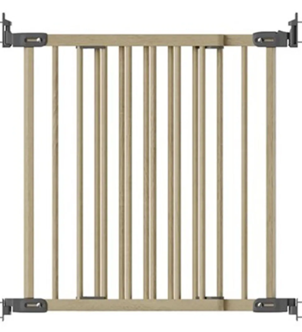 BabyDan Sikkerhedsgitter - Flexi Fit Wood Deluxe - Nature