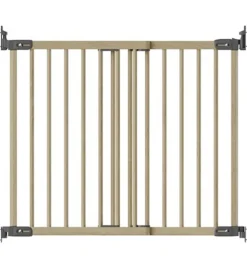 BabyDan Sikkerhedsgitter - Flexi Fit Wood Deluxe - Nature