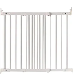 BabyDan Sikkerhedsgitter - Træ - Flexifit - Hvid