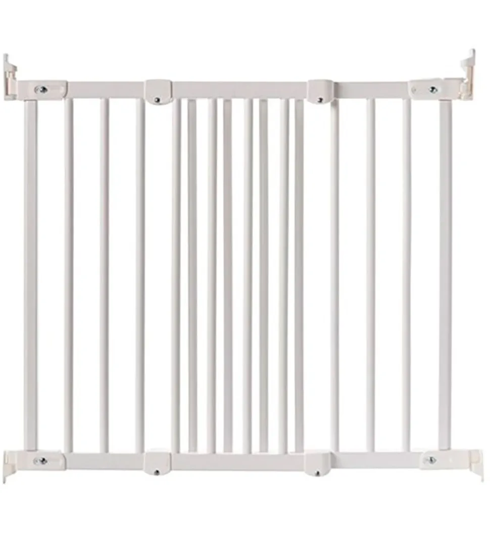 BabyDan Sikkerhedsgitter - Træ - Flexifit - Hvid