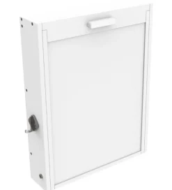 BabyDan Vægophængt Puslebord - 58x75x75 cm - Hvid