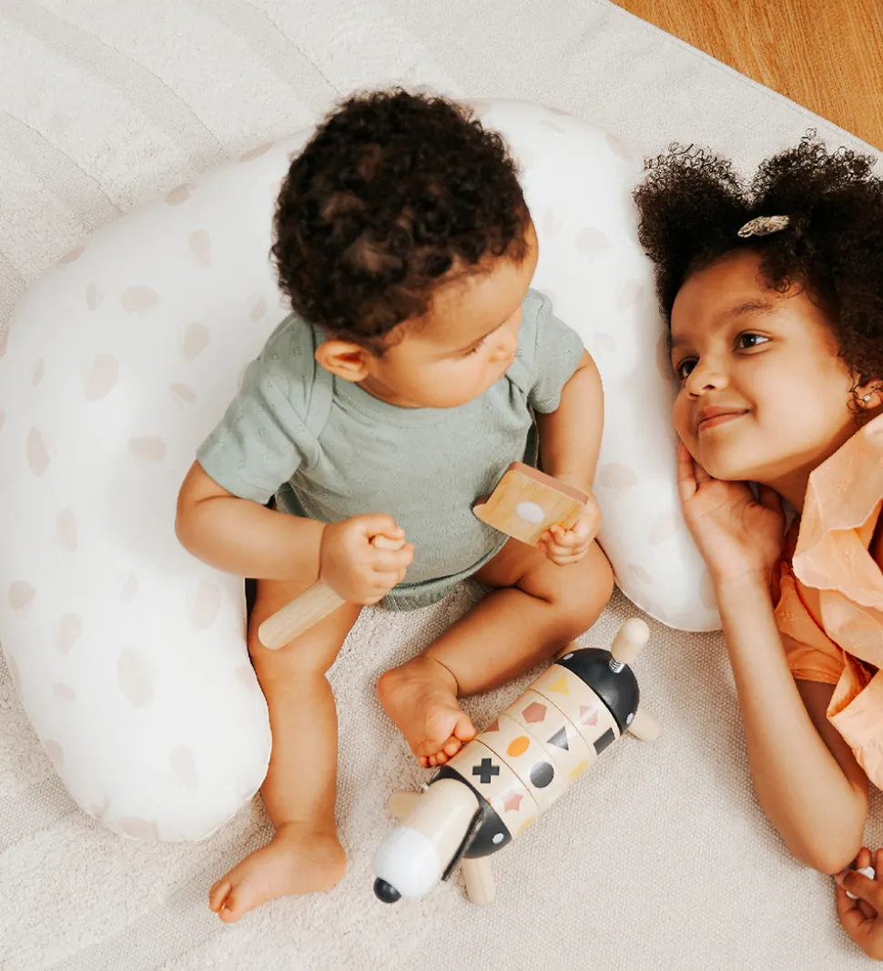 Babymoov Graviditets-/Ammepude - 2-i-1 - Petals Ecru