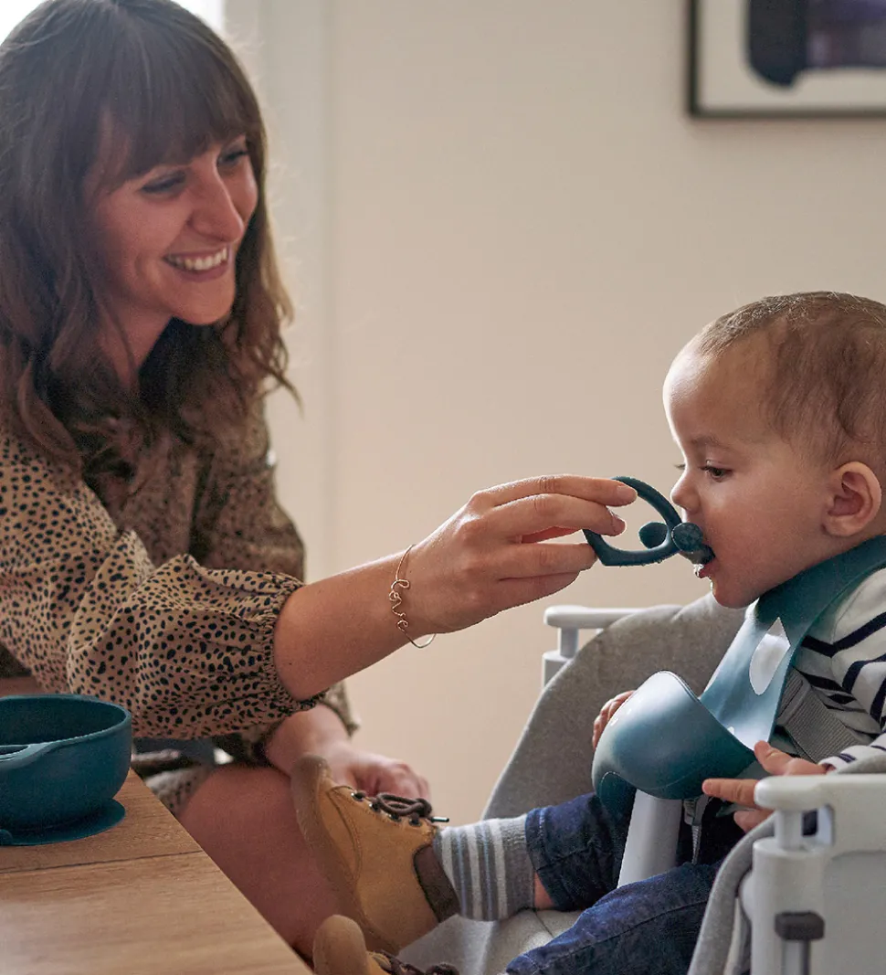 Babymoov Spisesæt - 3 Dele - First'isy - Grøn m. Print