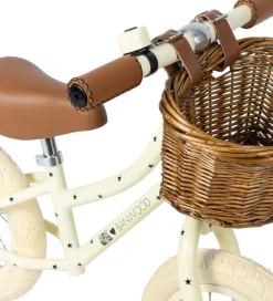 Banwood Løbecykel - First Go! - Creme m. Stjerner