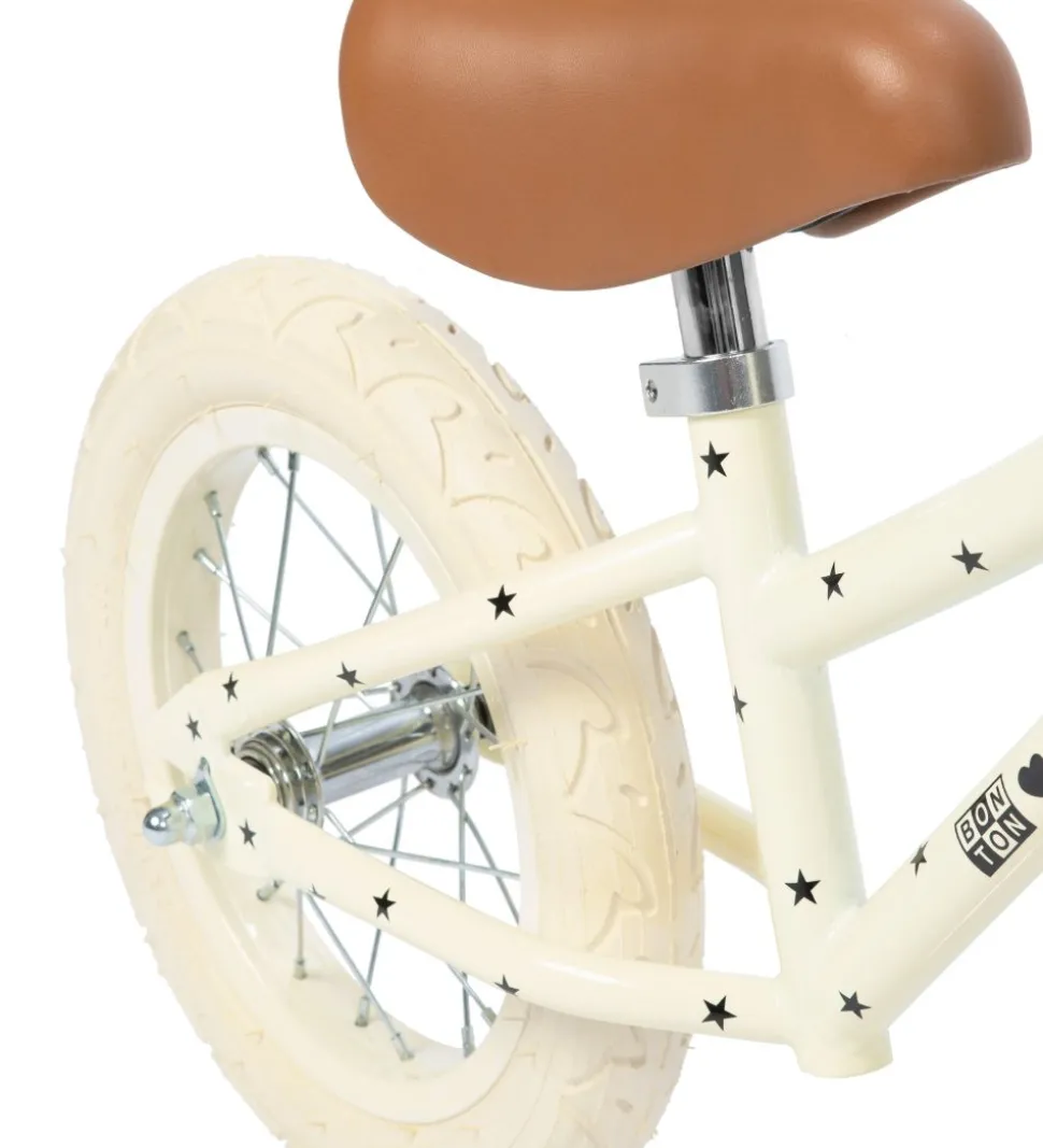 Banwood Løbecykel - First Go! - Creme m. Stjerner