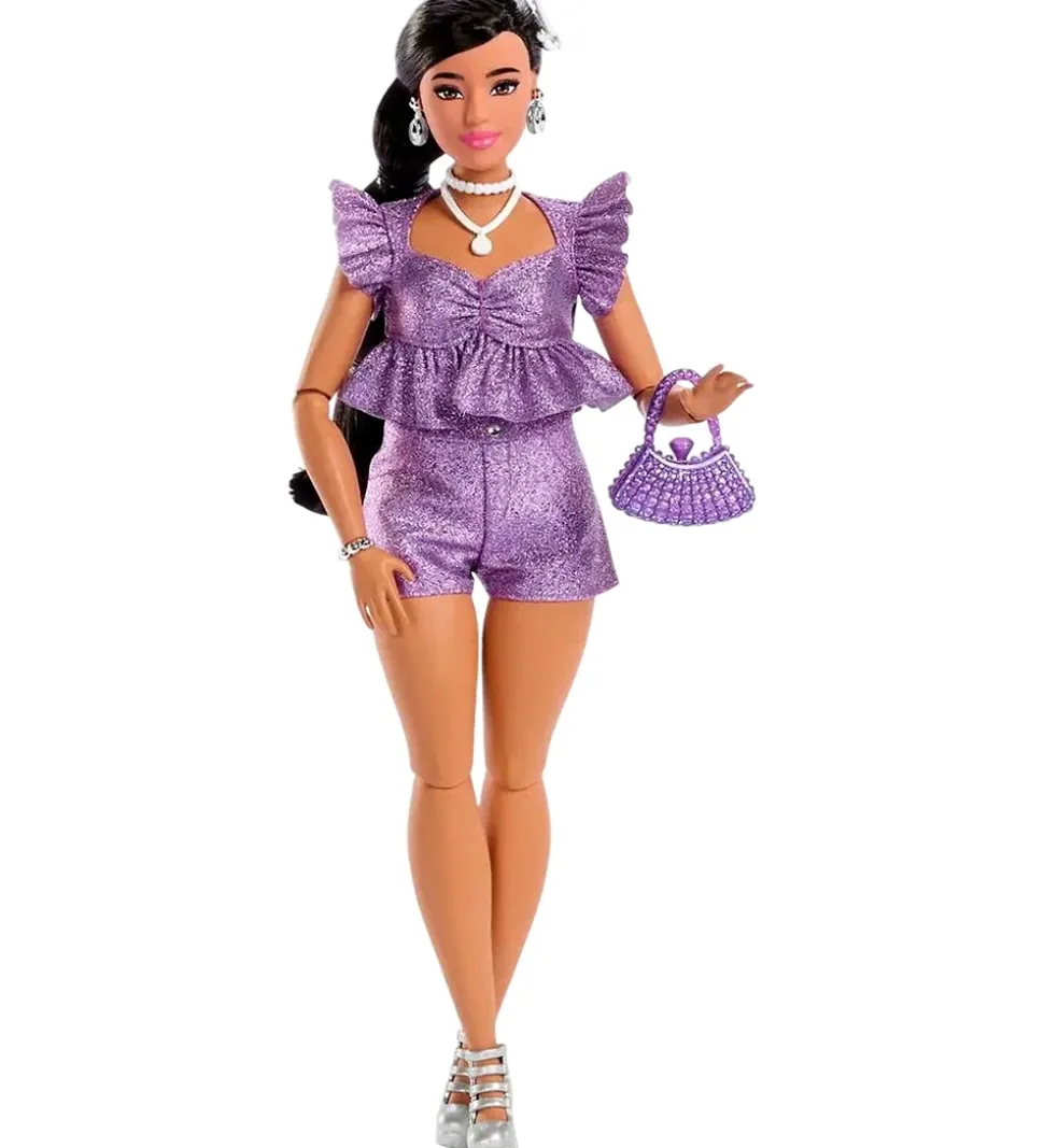 Barbie Dukke - 30 cm - Deluxe Style Purple Shorts Indian