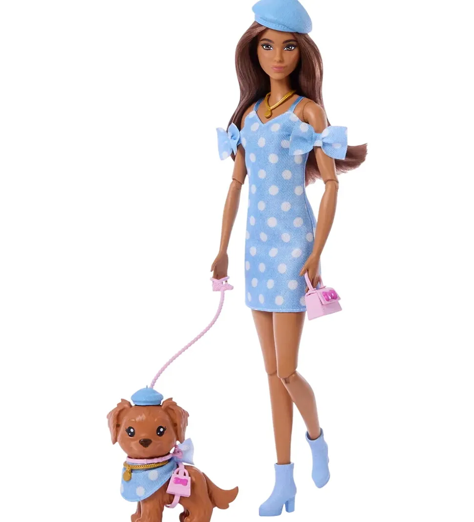 Barbie Dukke - 30 cm - Twinning Looks Brunette Polka Dots